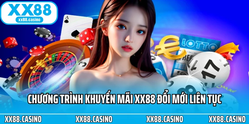 Chương trình khuyến mãi XX88 đổi mới liên tục
